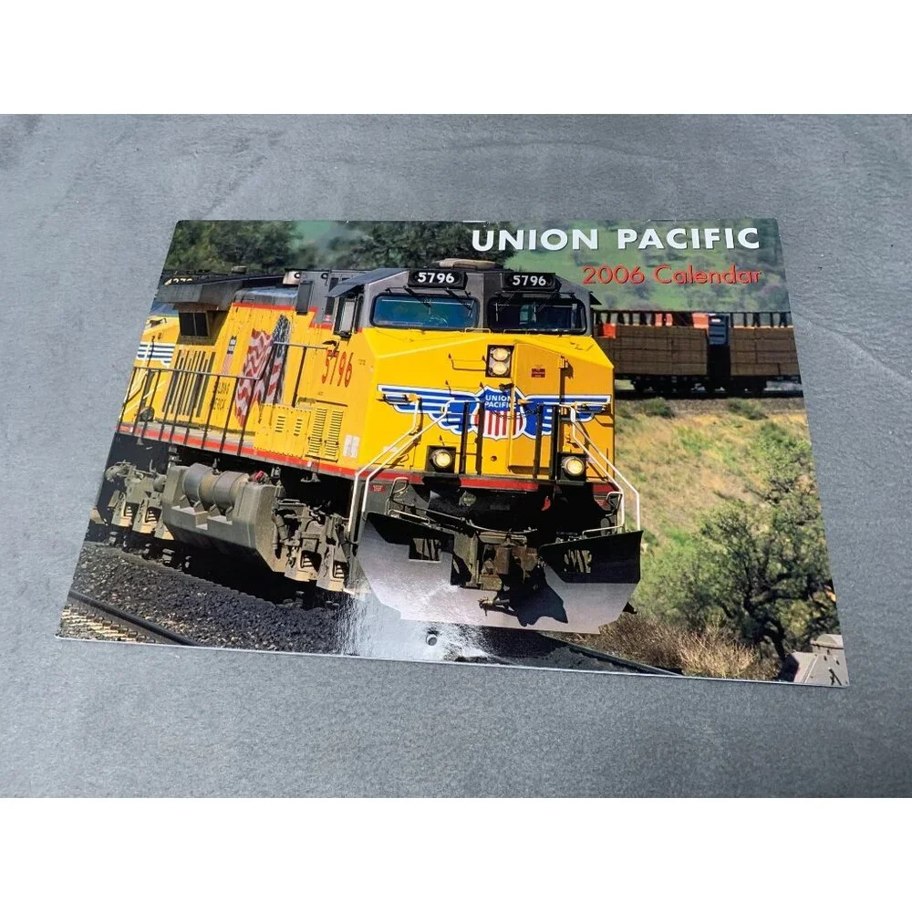 Union Pacific 2006 Calendar Vintage Railroad Train Photography Collectible